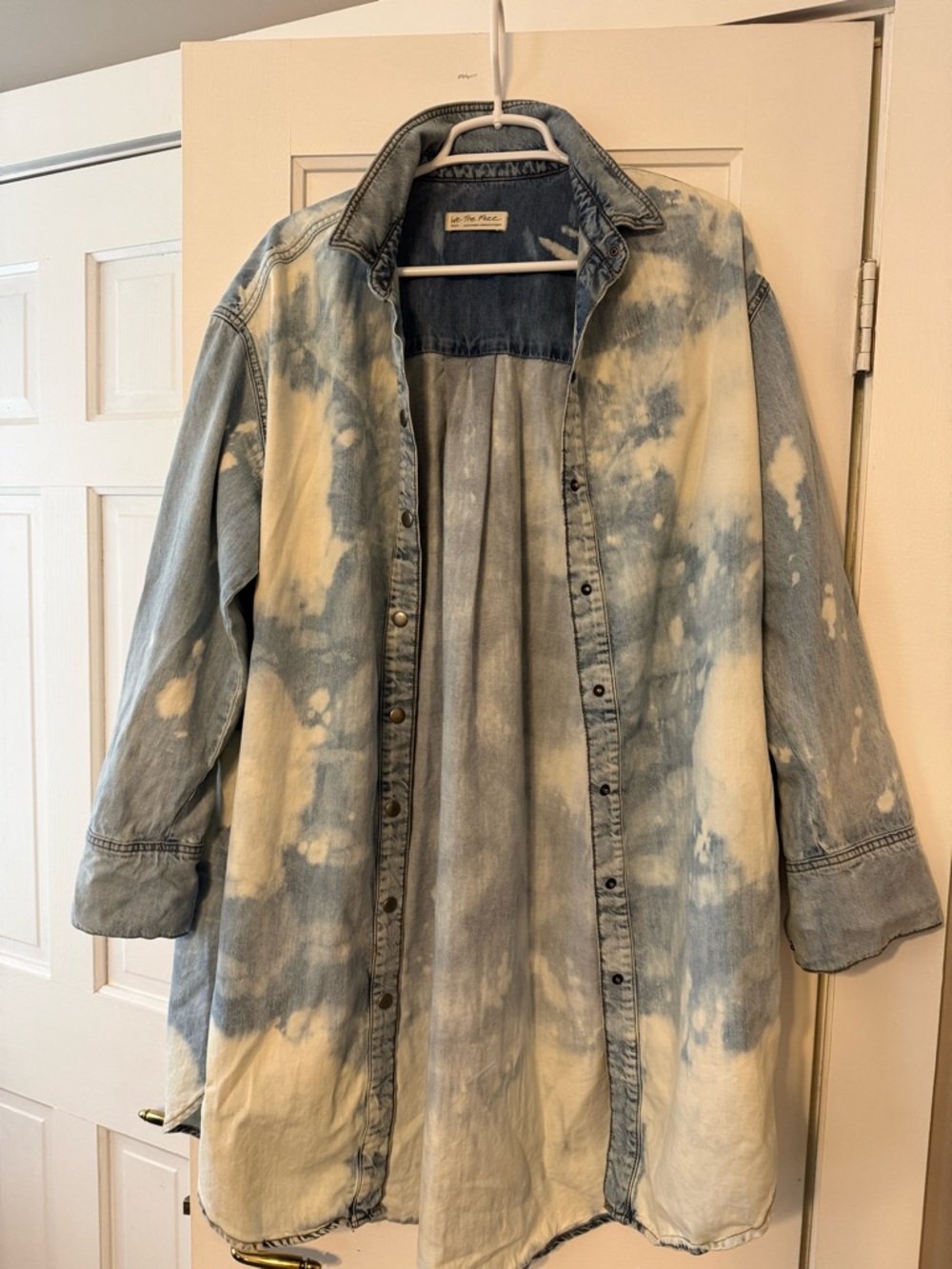 We The Free by Free People Long Denim Shirt